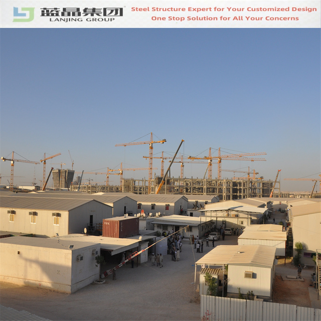 2 طابق ساندويتش بانل جيد موقع المخيم مكتب المخيم الجاهز